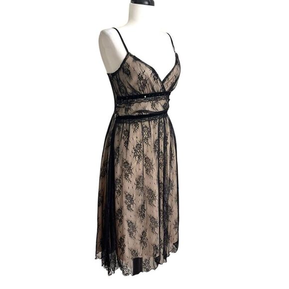 Ruby Rox Y2K Babydoll Floral Lace Dress S Whimsigot Fairy Grunge Sequin Mesh - Picture 2 of 13